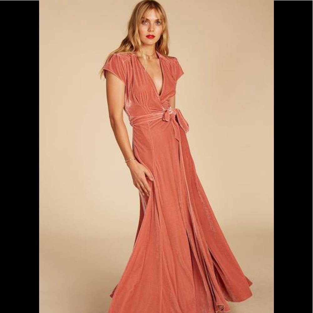 Tularosa Velvet Sid maxi dress